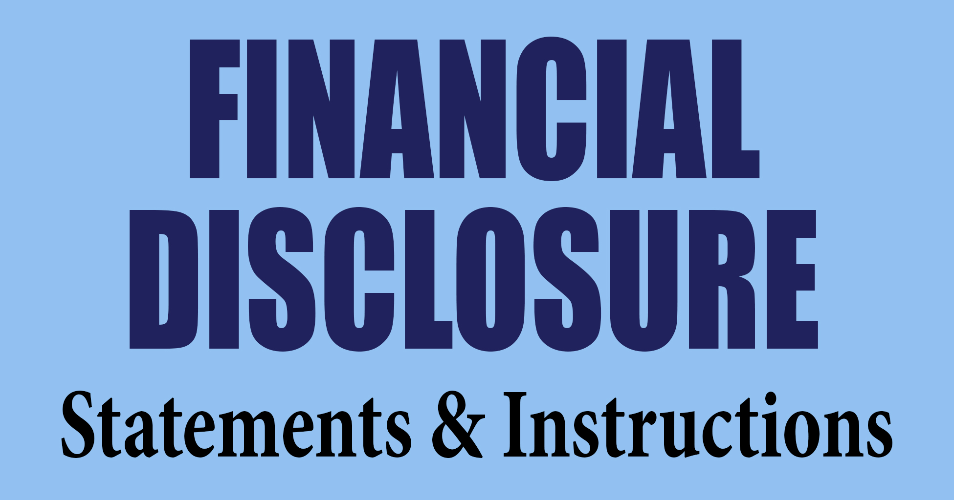 Financial Disclosure graphic